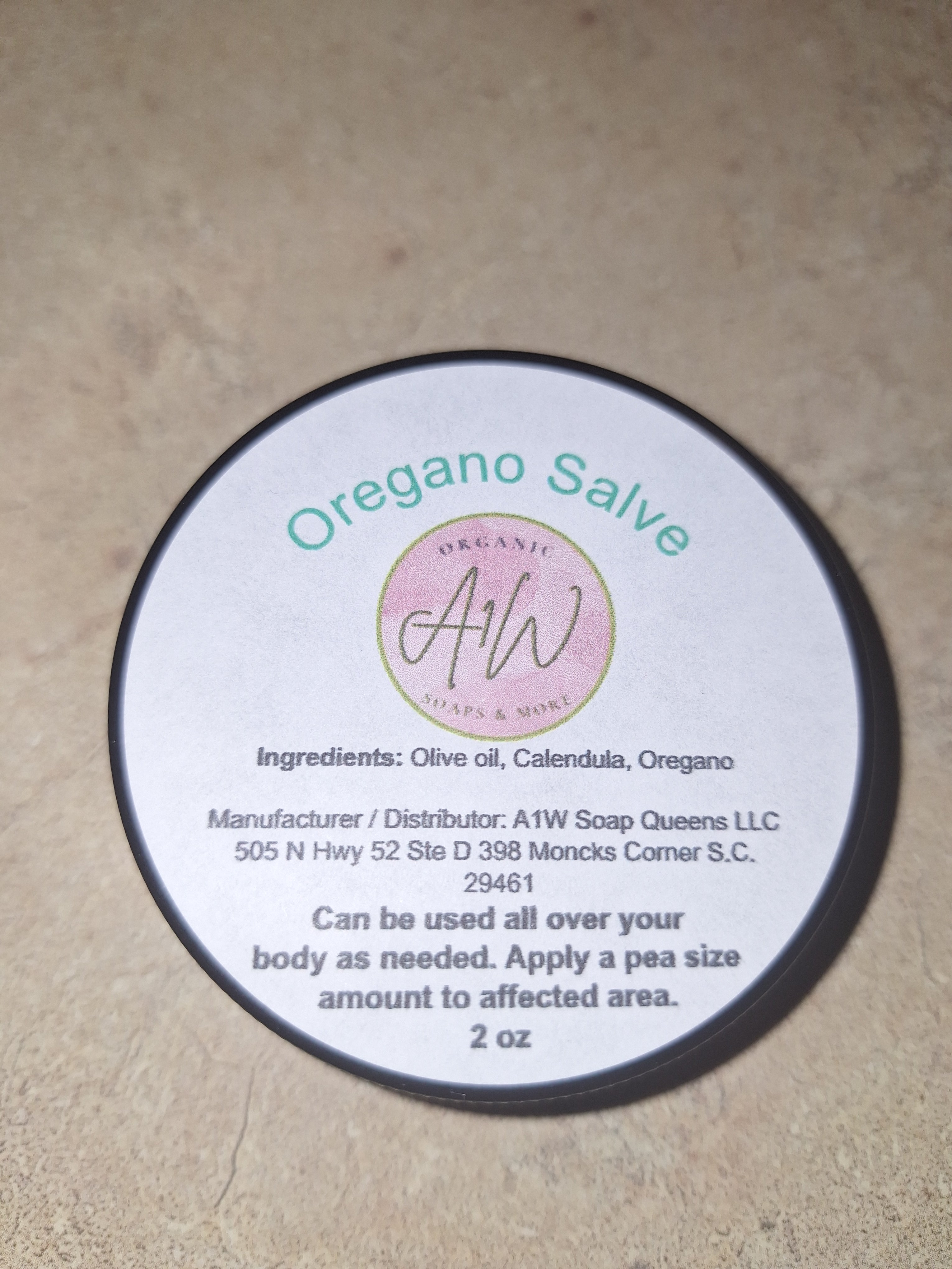 Oregano Salve (health)