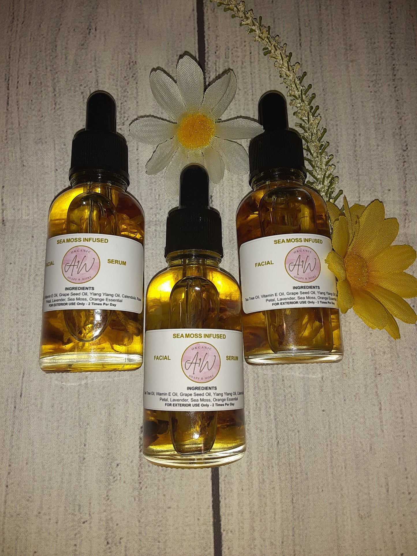 Sea Moss Infused Face & Body oil Serum