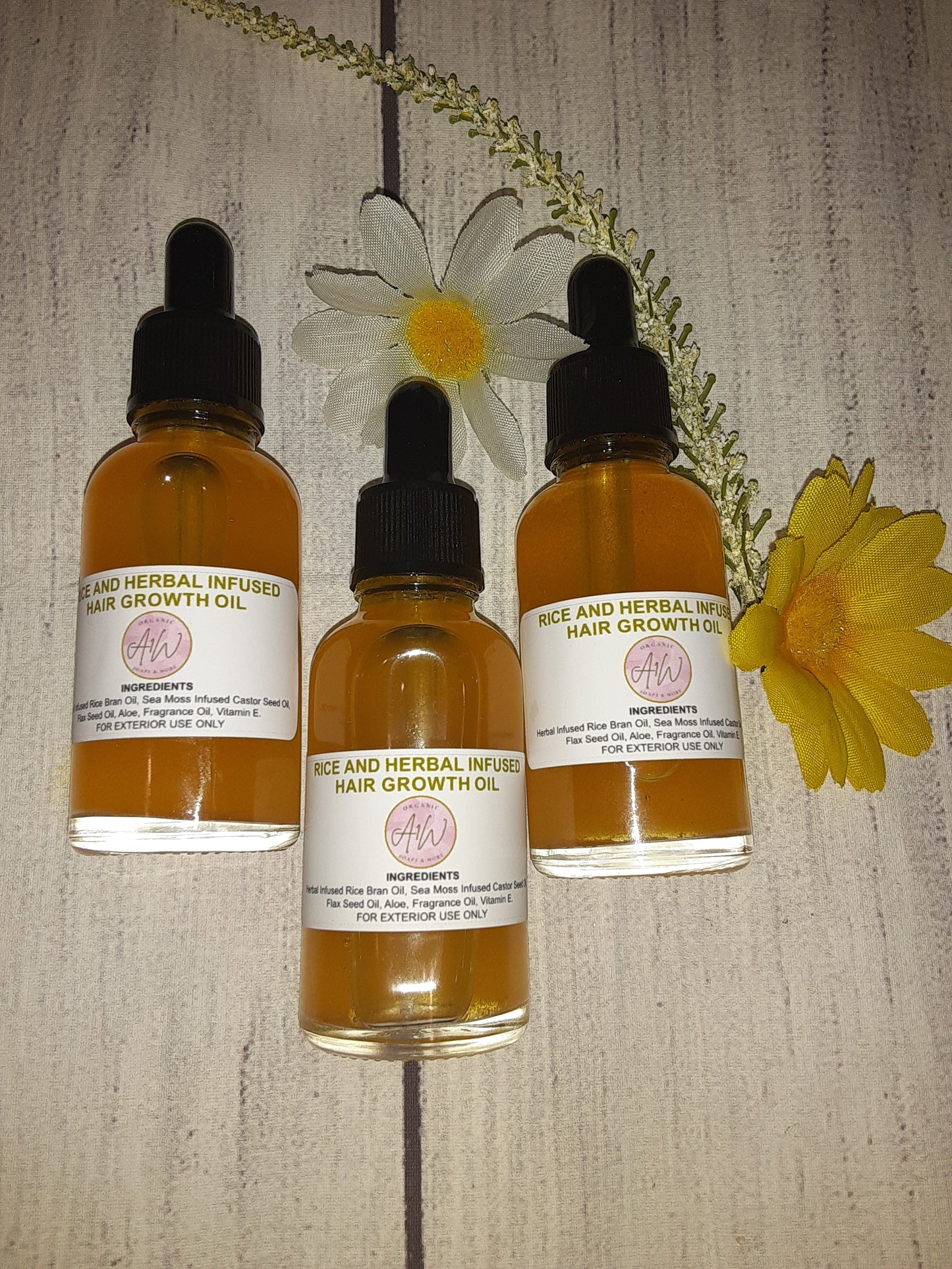 Rice and Herbal Infused Hair Growth Oil